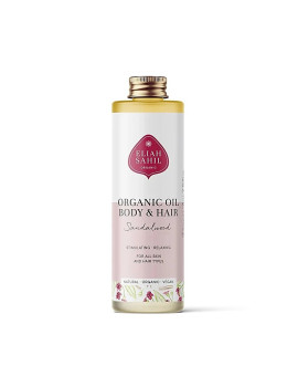 Body & Hair Oil, mandle, santal. dřevo, organic Eliah Sahil