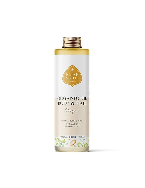 Body & Hair Oil, mandle, santal. dřevo, organic Eliah Sahil